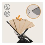 Carucior 2 in 1, Lionelo, Mika Plus, Cadru din aluminiu, Cu landou intarit si salteluta moale, Reversibil, Cu sistem de ventilatie 3D, Cu accesorii, Pana la 22 kg, Conform cu EN1888-1 EN1888-2, EN1466, Bej BYNLO-MIKA_PLUS_2IN1_BEIGE_SAND