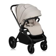 Carucior 2 in 1, Lionelo, Mika Plus, Cadru din aluminiu, Cu landou intarit si salteluta moale, Reversibil, Cu sistem de ventilatie 3D, Cu accesorii, Pana la 22 kg, Conform cu EN1888-1 EN1888-2, EN1466, Bej BYNLO-MIKA_PLUS_2IN1_BEIGE_SAND