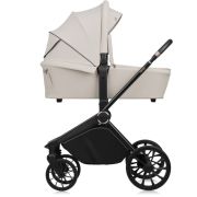 Carucior 2 in 1, Lionelo, Mika Plus, Cadru din aluminiu, Cu landou intarit si salteluta moale, Reversibil, Cu sistem de ventilatie 3D, Cu accesorii, Pana la 22 kg, Conform cu EN1888-1 EN1888-2, EN1466, Bej BYNLO-MIKA_PLUS_2IN1_BEIGE_SAND