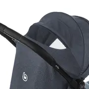 Carucior sport, Be Cool, Strike, Cu pliere automata, Roti cu suspensii, De la nastere pana la 22 Kg, 6.88 Kg, Be Azure BYN8420421092835