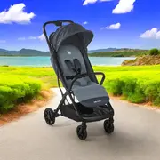 Carucior sport, Be Cool, Strike, Cu pliere automata, Roti cu suspensii, De la nastere pana la 22 Kg, 6.88 Kg, Be Azure BYN8420421092835