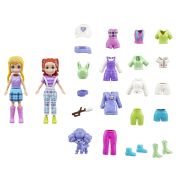 POLLY POCKET SET 2 PAPUSI SI ACCESORII 27 PIESE VIVMTHNF51_JCB23