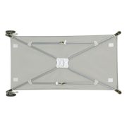 Patut pliant, Lionelo, Flower, Cu doua nivele, Cu arcada, Geanta transport, Masuta de infasat, Bara cu jucarii, Fereastra laterala, 120x60 cm, Conform cu standardele europeane de securitate EN 716 si EN12221, Cappuccino BYNLO-FLOWER_CAPPUCCINO