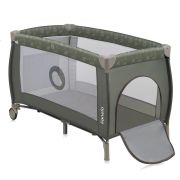 Patut pliant, Lionelo, Sven Plus, 120x60 cm, Cu doua nivele, Cu arcada jucarii, masuta de infasat, vibratii, melodii, conform cu standardele europeane de securitate EN716 si EN12221, Bej Olive BYNLO-SVEN_PLUS_BEIGE_OLIVE
