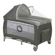 Patut pliant, Lionelo, Sven Plus, 120x60 cm, Cu doua nivele, Cu arcada jucarii, masuta de infasat, vibratii, melodii, conform cu standardele europeane de securitate EN716 si EN12221, Bej Olive BYNLO-SVEN_PLUS_BEIGE_OLIVE