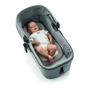 Perna universala reversibila, Jane, Pentru carucior, landou, scaun auto, balansoar, scaun de masa, 33 x 62 cm, Gri BYN8420421067468