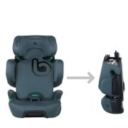 Scaun auto, Be Cool, Foldy, I-Size, Cu sistem isofix, Pliabil, 100-150 cm, 4-12 ani, Conform cu standardul european de securitate ECE R129, Be Petrol BYN8420421090510