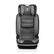 Scaun auto, Be Cool, Mars, I-Size, 100-150 cm, 4-12 ani, Cu isofix, Protectie superioara in caz de impact lateral - SPS, Cu tetiera reglabila, Conform cu standardul european de securitate ECE R129, Iron BYN8420421077979
