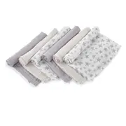 Set 6 scutece, Jane, Din muselina de bambus, Hipoalergenice, 35 x 35 cm, Star BYN8420421089170