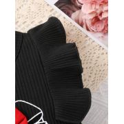 Set pentru fetute cu body si pantaloni cu volane - adorable mbtu120-r2