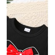 Set pentru fetute cu body si pantaloni cu volane - adorable mbtu120-r2