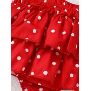 Set pentru fetute cu body si pantaloni cu volane - adorable mbtu120-r2