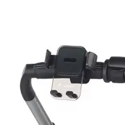 Suport telefon, Jane, Pentru carucior, Universal, Reglabil, Cu buton de blocare, Black BYN8420421088500