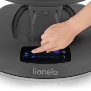 Balansoar si sezlong, Lionelo, Blossom, 5 melodii, 5 moduri de balansare, Cu jucarii, Husa respirabila, 60% bambus, Cu telecomanda, Reglare pozitie scaun pentru somn, Pana la 9 kg, Gri BYNLO-BLOSSOM_GREY_CONCRETE