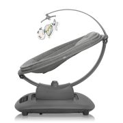 Balansoar si sezlong, Lionelo, Blossom, 5 melodii, 5 moduri de balansare, Cu jucarii, Husa respirabila, 60% bambus, Cu telecomanda, Reglare pozitie scaun pentru somn, Pana la 9 kg, Gri BYNLO-BLOSSOM_GREY_CONCRETE