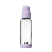 Bibs - set complet biberon boheme din sticla anticolici cu tetina din latex, flux mediu, 240 ml, violet sky bbb50202291