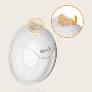 Colector de lapte, Lionelo, Milky, 2 buc, Se potriveste tuturor sutienelor, Cutie depozitare igienica inclusa, Fara bisfenol A, Capacitate 40 ml, Transparent BYNLOC-MILKY_PLUS