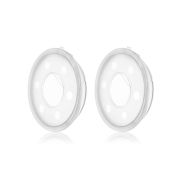 Colector de lapte, Lionelo, Milky, 2 buc, Se potriveste tuturor sutienelor, Cutie depozitare igienica inclusa, Fara bisfenol A, Capacitate 40 ml, Transparent BYNLOC-MILKY_PLUS