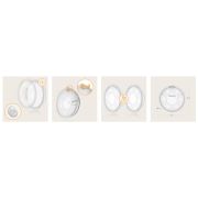 Colector de lapte, Lionelo, Milky, 2 buc, Se potriveste tuturor sutienelor, Cutie depozitare igienica inclusa, Fara bisfenol A, Capacitate 40 ml, Transparent BYNLOC-MILKY_PLUS