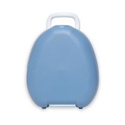 Olita portabila cu capac si maner My Carry Potty, Bleu pastel
