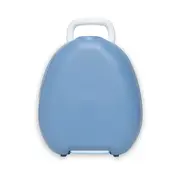 Olita portabila cu capac si maner My Carry Potty, Bleu pastel