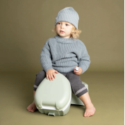 Olita portabila cu capac si maner My Carry Potty, Roz pal
