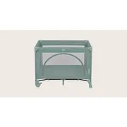 Patut pliant, Lionelo, Laura, 102 x 74 cm, Cu doua nivele, Functie de tarc, Cu roti, Include salteluta si geanta de transport, Pereti din plasa, Deschidere laterala, Pana la 15 kg, 0 luni +, Verde BYNLO-LAURA_GREEN_SAGE
