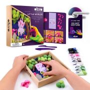 Set creatie Wood &amp; Craft - Little Worlds, 21*21cm - Bat KRTOK20033
