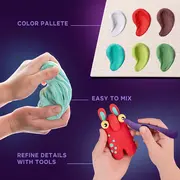 Set creatie Wood &amp; Craft - Little Worlds, 21*21cm - Mommy Troll KRTOK20031