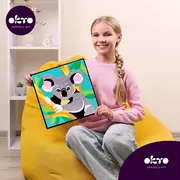 Set pictura cu argila usoara, 29*29 cm - Koala KRTOK20028