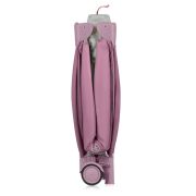  Patut pliant, Lionelo, Stefi Plus, Cu doua nivele, Cu intrare laterala cu fermoar, 2 roti, 120 x 60 cm, Conform cu standardul european de securitate EN 716, Roz BYNLO-STEFI_PLUS_PINK_MAGNOLIA
