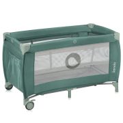  Patut pliant, Lionelo, Stefi Plus, Cu doua nivele, Cu intrare laterala cu fermoar, 2 roti, 120 x 60 cm, Conform cu standardul european de securitate EN 716, Verde Olive BYNLO-STEFI_PLUS_GREEN_OLIVE