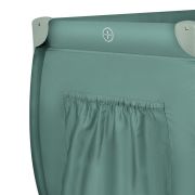  Patut pliant, Lionelo, Stefi Plus, Cu doua nivele, Cu intrare laterala cu fermoar, 2 roti, 120 x 60 cm, Conform cu standardul european de securitate EN 716, Verde Olive BYNLO-STEFI_PLUS_GREEN_OLIVE