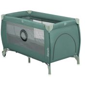  Patut pliant, Lionelo, Stefi Plus, Cu doua nivele, Cu intrare laterala cu fermoar, 2 roti, 120 x 60 cm, Conform cu standardul european de securitate EN 716, Verde Olive BYNLO-STEFI_PLUS_GREEN_OLIVE