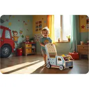 Antemergator din lemn tip atelier si diverse activitati, 40 x 28 x 43 cm, ricokids rk-874 edeedi787400