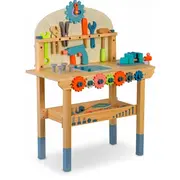 Atelier de lucru din lemn cu accesorii incluse, 60 x 30 x 75.5 cm, ricokids rk-876 edeedi787600