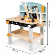 Banc de lucru din lemn pentru copii cu 38 accesorii ecotoys 1178 edeedi1178