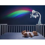 Carusel muzical 3 in 1 Chicco Rainbow cu proiectie, roz, 0 luni+ CHC1104110-1