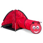 Cort de joaca pentru copii cu tunel iplay 8902 - buburuza edeedi8902