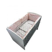 Lenjerie Dancing Bunny Gray-Pink 4+1 piese 120x60 cm MYK00089195