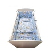 Lenjerie Micul Ursulet 4+1 piese 120x60cm MYK00089194