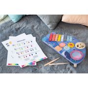 Masuta din lemn cu instrumente muzicale ecotoys tl204013 edeeditl204013