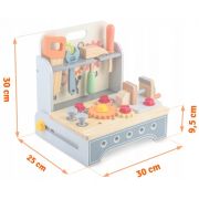Mini atelier de lucru din lemn cu accesorii incluse, 30 x 25 x 30 cm, ricokids rk-877 edeedi787700