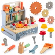 Mini atelier de lucru din lemn cu accesorii incluse, 30 x 25 x 30 cm, ricokids rk-877 edeedi787700