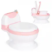 Olita pentru copii, insertie detasabila, perie inclusa ecotoys ha-p05 - roz edeediha-p05pink