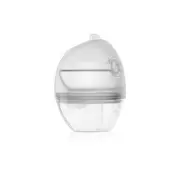 Pompa de san si colector de lapte, Lionelo, Milky 2 in 1, Volum 60 ml, Forma anatomica, Compataibila cu utilizarea cu sutien, Fara bisfenol A, Portabila, Alb BYNLOC-MILKY_2IN1