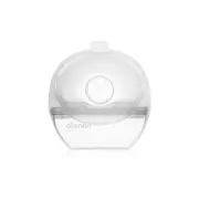 Pompa de san si colector de lapte, Lionelo, Milky 2 in 1, Volum 60 ml, Forma anatomica, Compataibila cu utilizarea cu sutien, Fara bisfenol A, Portabila, Alb BYNLOC-MILKY_2IN1