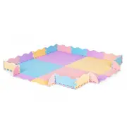 Salteluta de joaca cu pereti, 24 elemente, 141.5 x 141.5 cm iplay 6402 edeedi6402