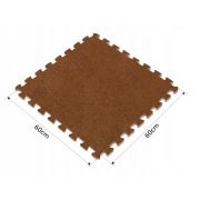 Salteluta de joaca multifunctionala tip puzzle, 180 x 120 cm, massido 650102 - maro edeedi650102
