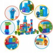 Set educational cu blocuri din lemn, 100 bucati, ricokids rk-871 - orasel edeedi787101